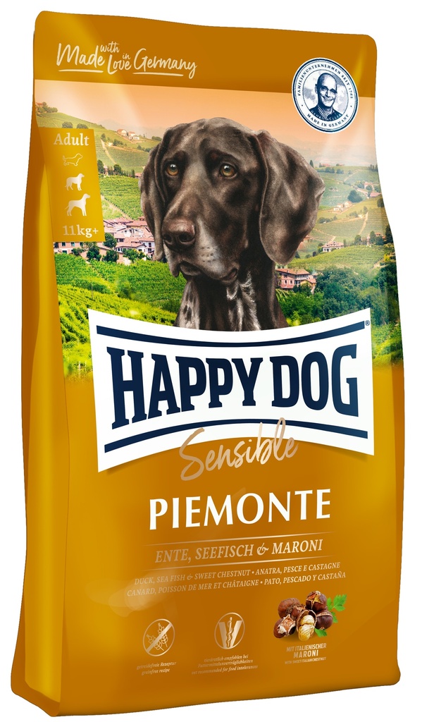 HAPPY DOG SUPREME SENSIBLE ADULT 11Kg.+ PIEMONTE 10 Kg.