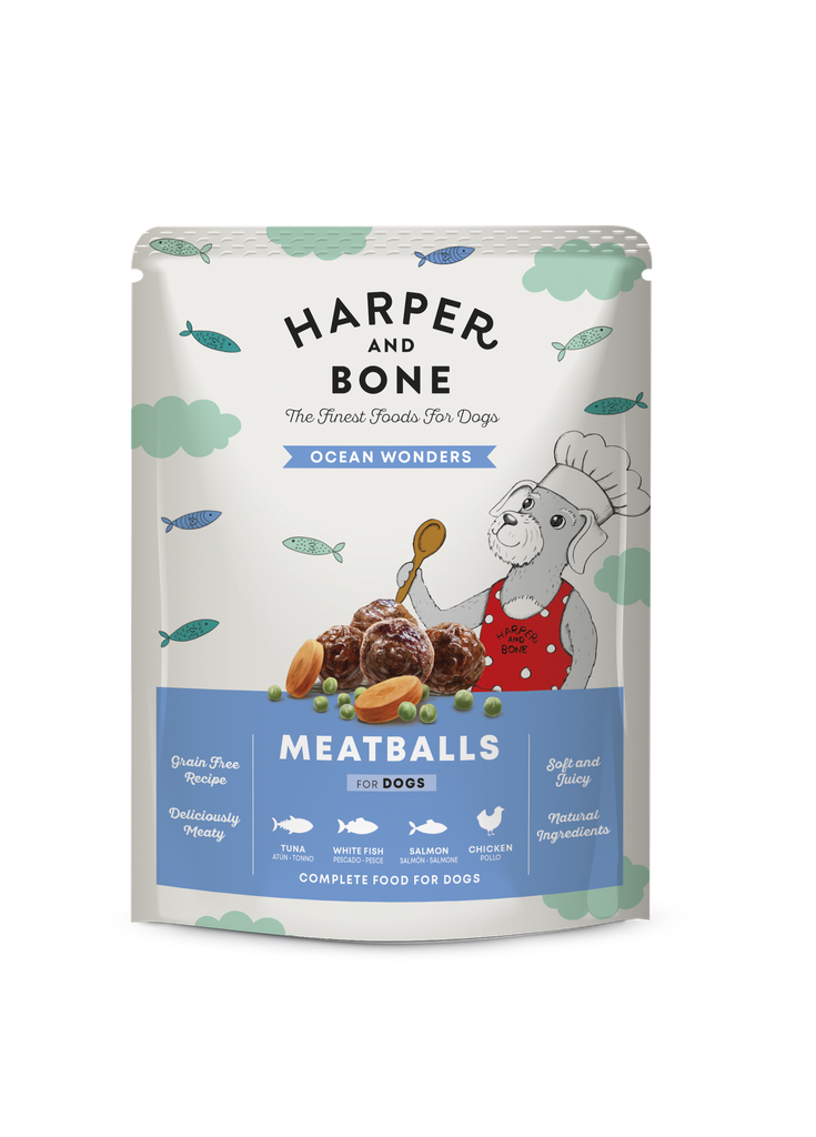 [8413037373498] H&B POUCH DOG OCEANS WONDERS 300 gr.