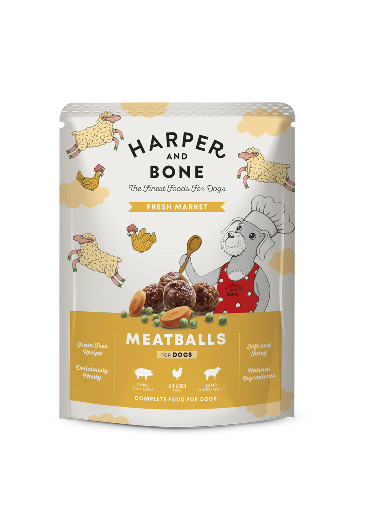 [8413037373504] H&B POUCH DOG FRESH MARKET 300 gr.