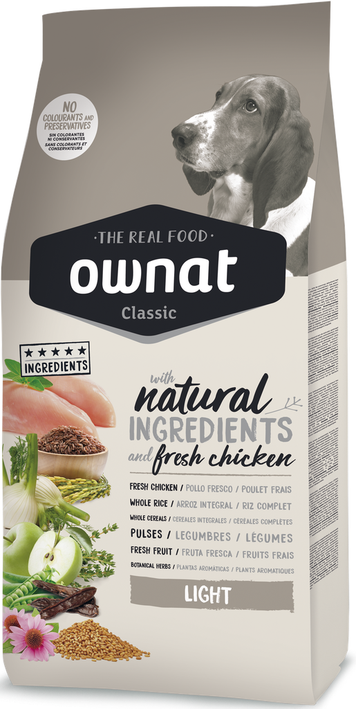 OWNAT CLASSIC ADULT LIGHT 20 Kg.
