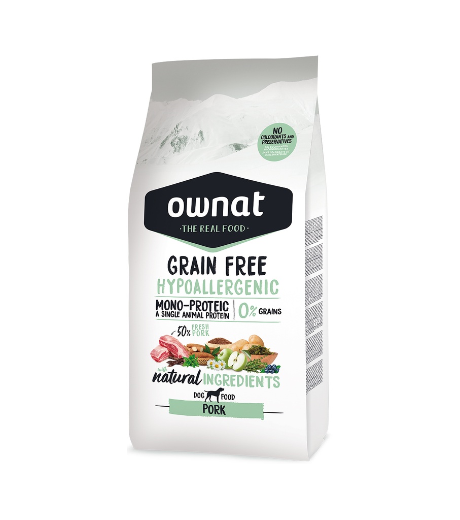 [8429037016495] OWNAT GRAIN FREE HYPO PORK 3 Kg.
